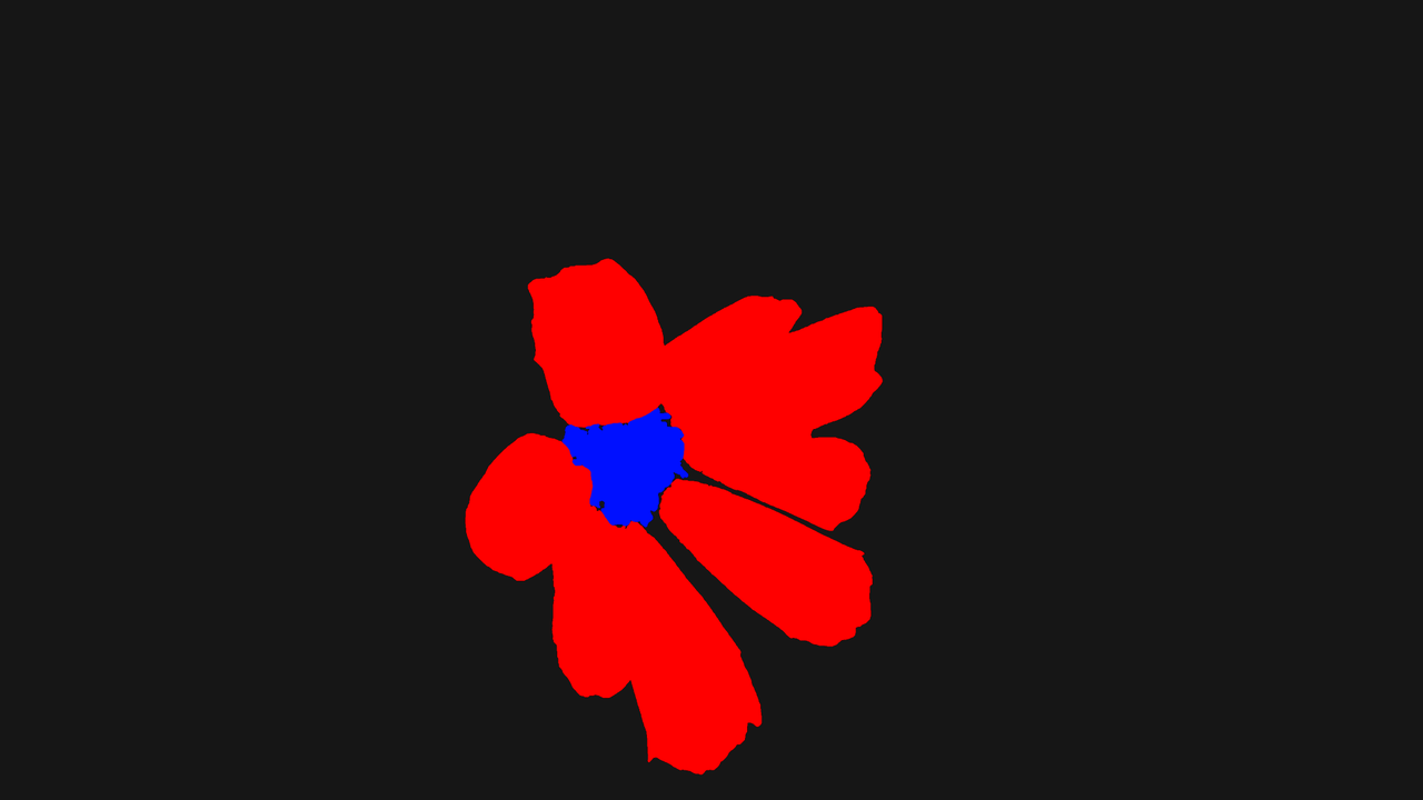 Dahlia merckii specific shape