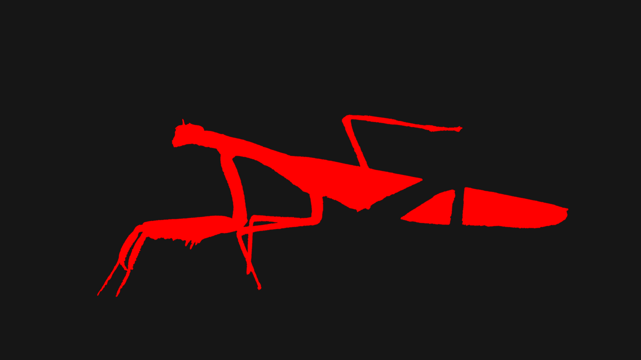 Yellow european mantis (Mantis religiosa)