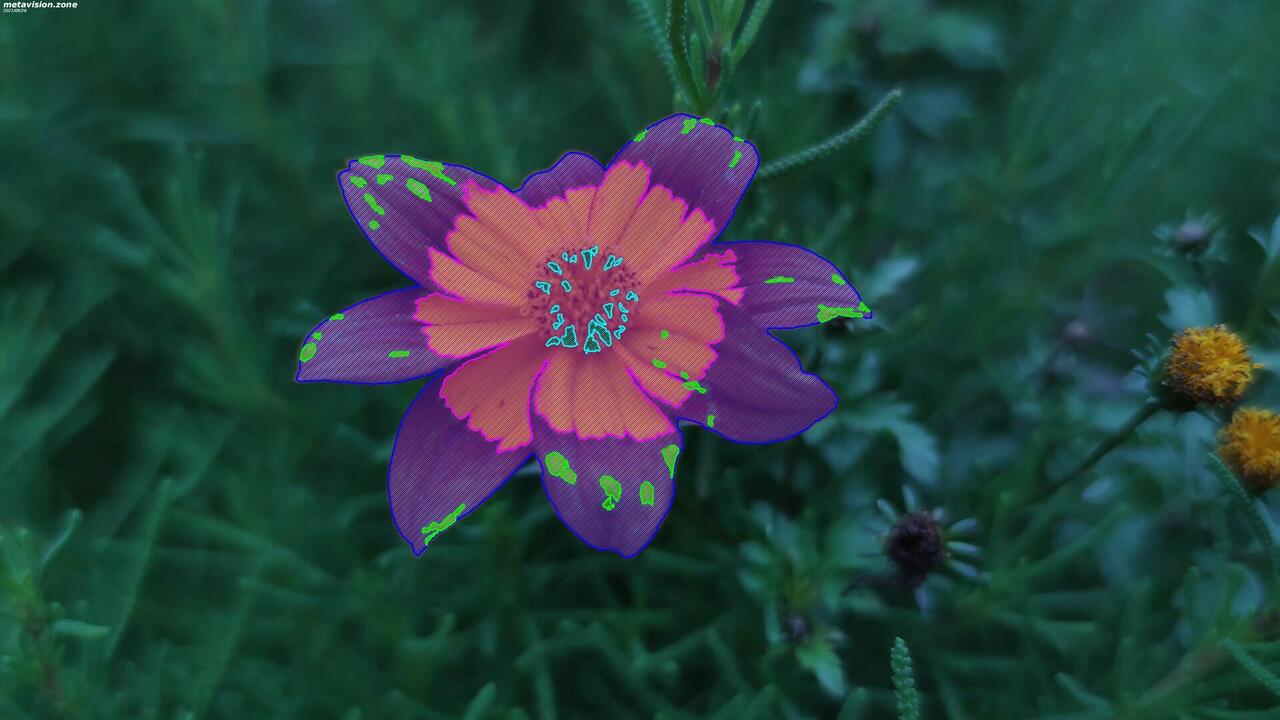 Satin flower details