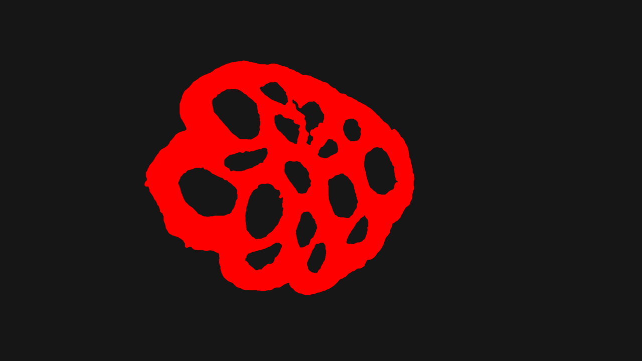 A strange lotus dried seed pod